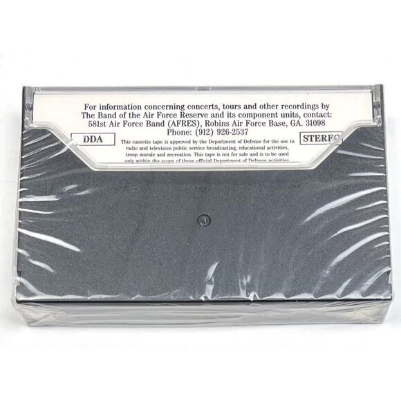 VTG DISCOVER AMERICA'S PRIDE US Air Force Reserve Band CASSETTE TAPE NIP NEW - Picture 3 of 3